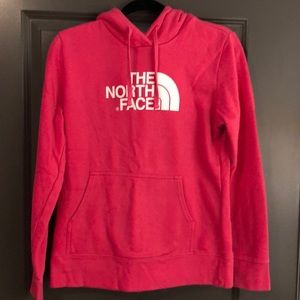 The North Face pink sweatshirt